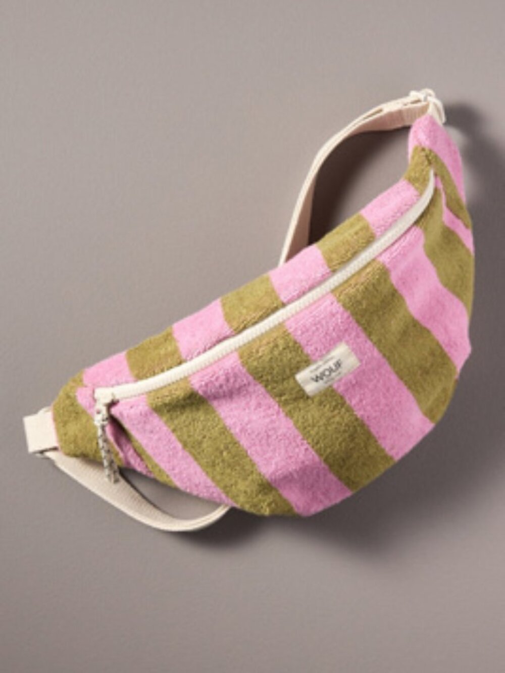 Anthropologie x WOUF XL Terry Waistbag / Fanny Pack / Sling NEW NWT / SOLD OUT